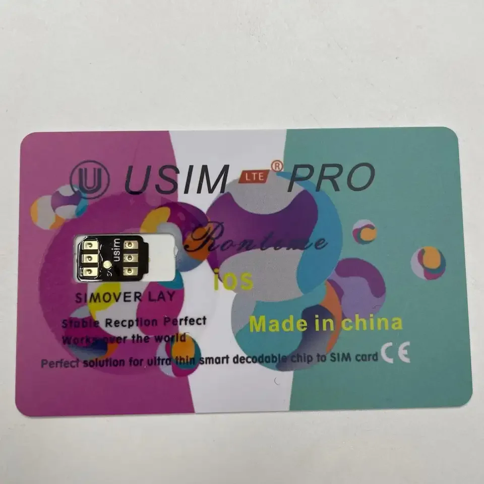 Original USIM Pro sim card USIMLTE v20.24 for iPhone 6 6P7G 7P 8G XS XSmax 11pro 12pro 12promax 13pro 13promax 14pro 14promax