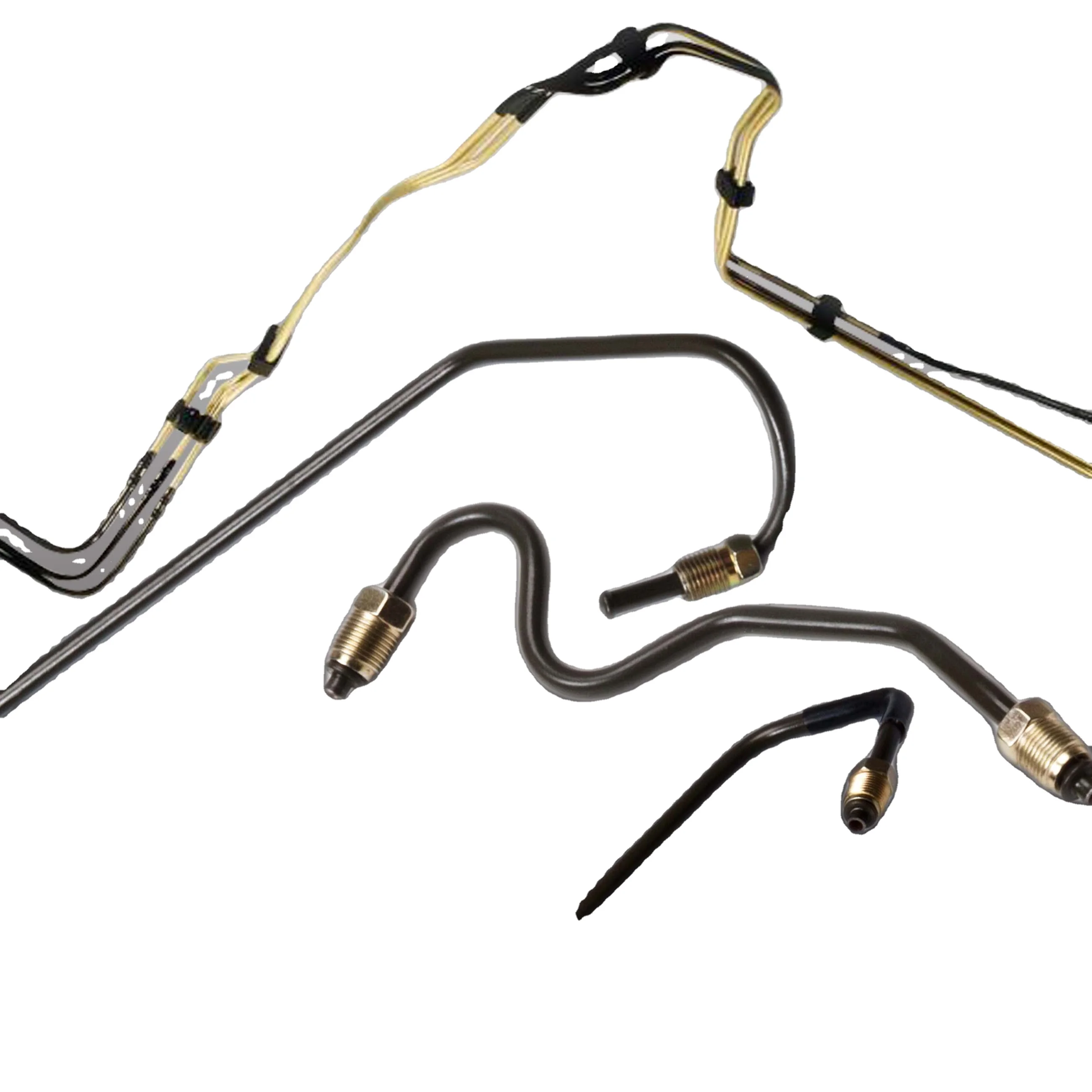 copper coated double wall steel tube for automotive brake system