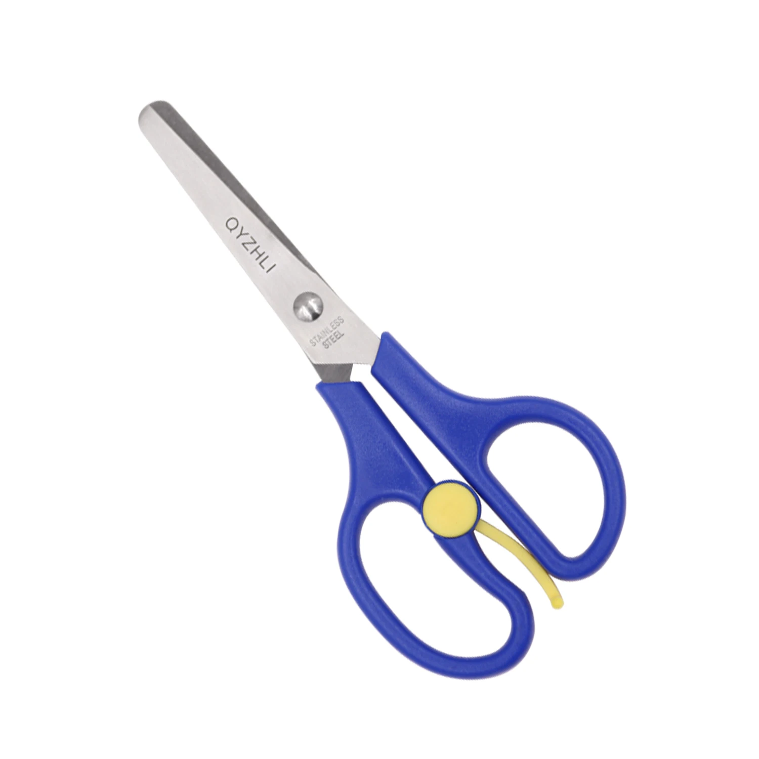 
5 Inch Plastic Kids Scissors Children Scissors with Spring Student Safety Craft Scissors 