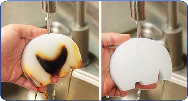 Small Animal Shaped Magic Melamine Sponge With Non woven Fabric