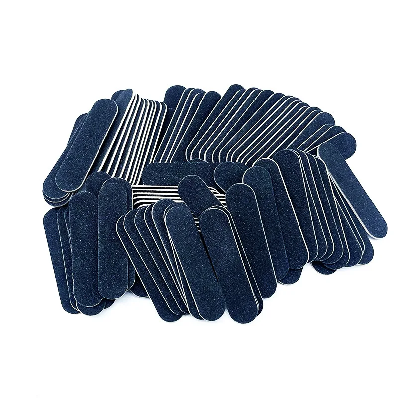 2024 New YD Double-sided Mini Polishing Disposable Handmade Press Nails Small Nail Files 100 Pack Set