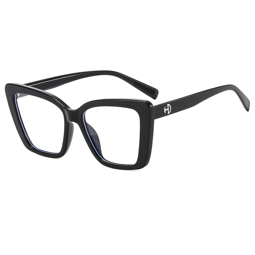 Anti blue light large frame glasses new arrival street photo glasses frame can be matched with myopia glasses frame for unisex
