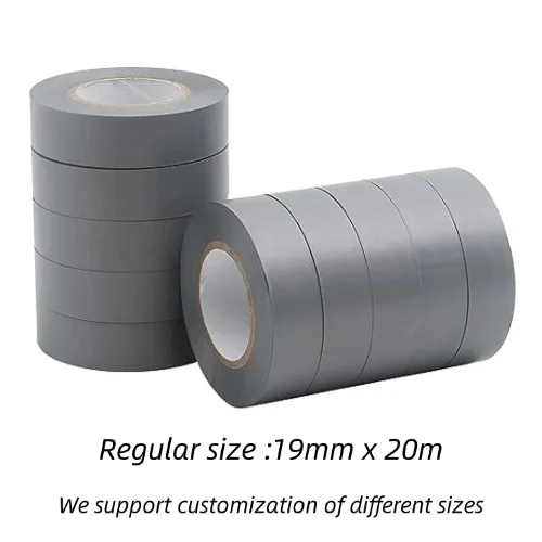 Sticky Glossy Shiny Waterproof Black Pvc Electrical Tape