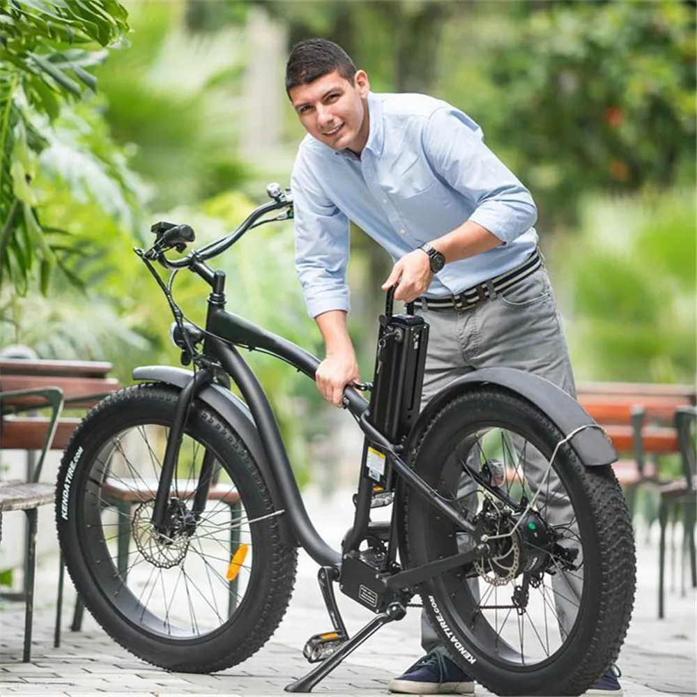 2022 Ristar mountain beach cruiser 4.0 inch fat tire 48v 500w electric bike wholesaler aluminum alloy fat tire 750w Ebike
