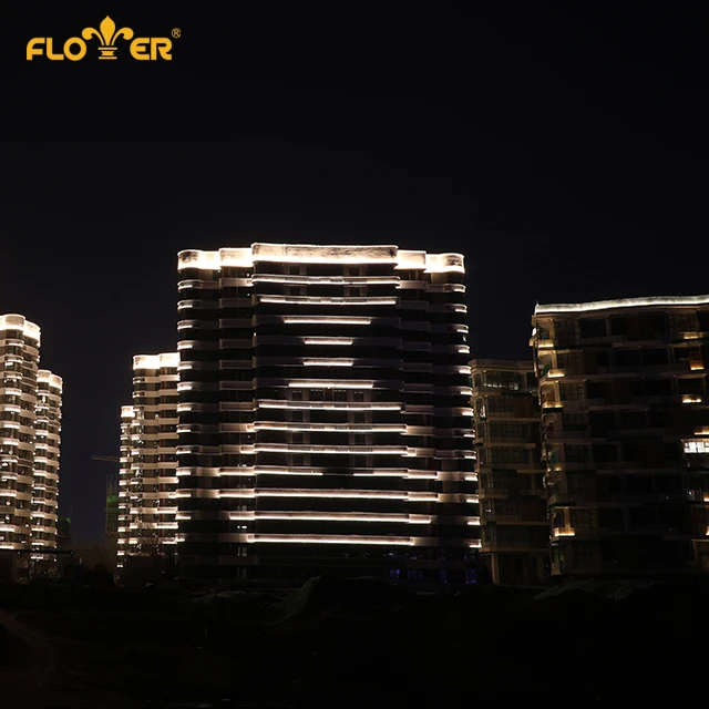 Manufacture IP68 High Efficiency Flexible DC24V LED Tape Light For Building Decoration