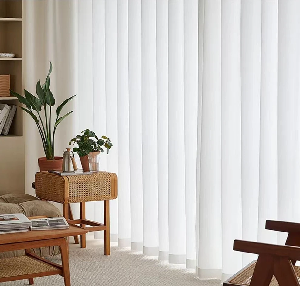 Hot Selling Textured Linen Style Slub Sheer Curtain Fabric 100%Polyester Slub Linen Look Sheer Fabrics For Curtains Living Room