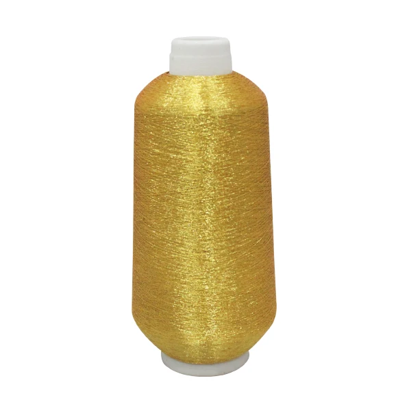 
MS type fluoresce gold metallic yarn EXCELLENT MS TYPE FLUORESCENT GOLD 150D METALLIC EMBROIDERY YARN 