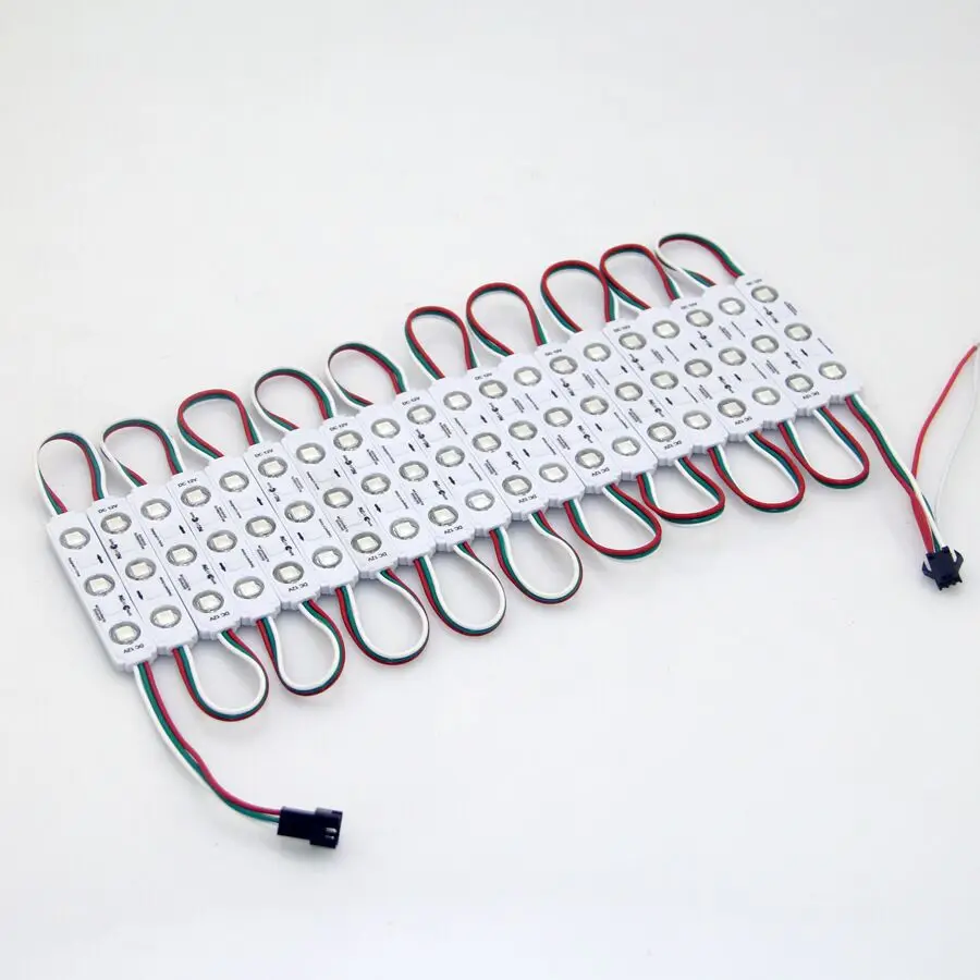  RGB Полноцветный IC WS2811 1903 3LED IP65 умный программируемый светодиодный пиксельный модуль для световых