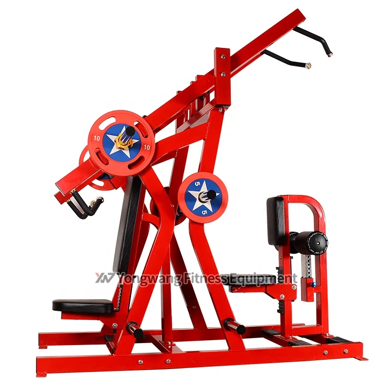 Hot sell strength Plate-loaded commercial YW-1631 Iso-Lateral Chest /Back gym equipment