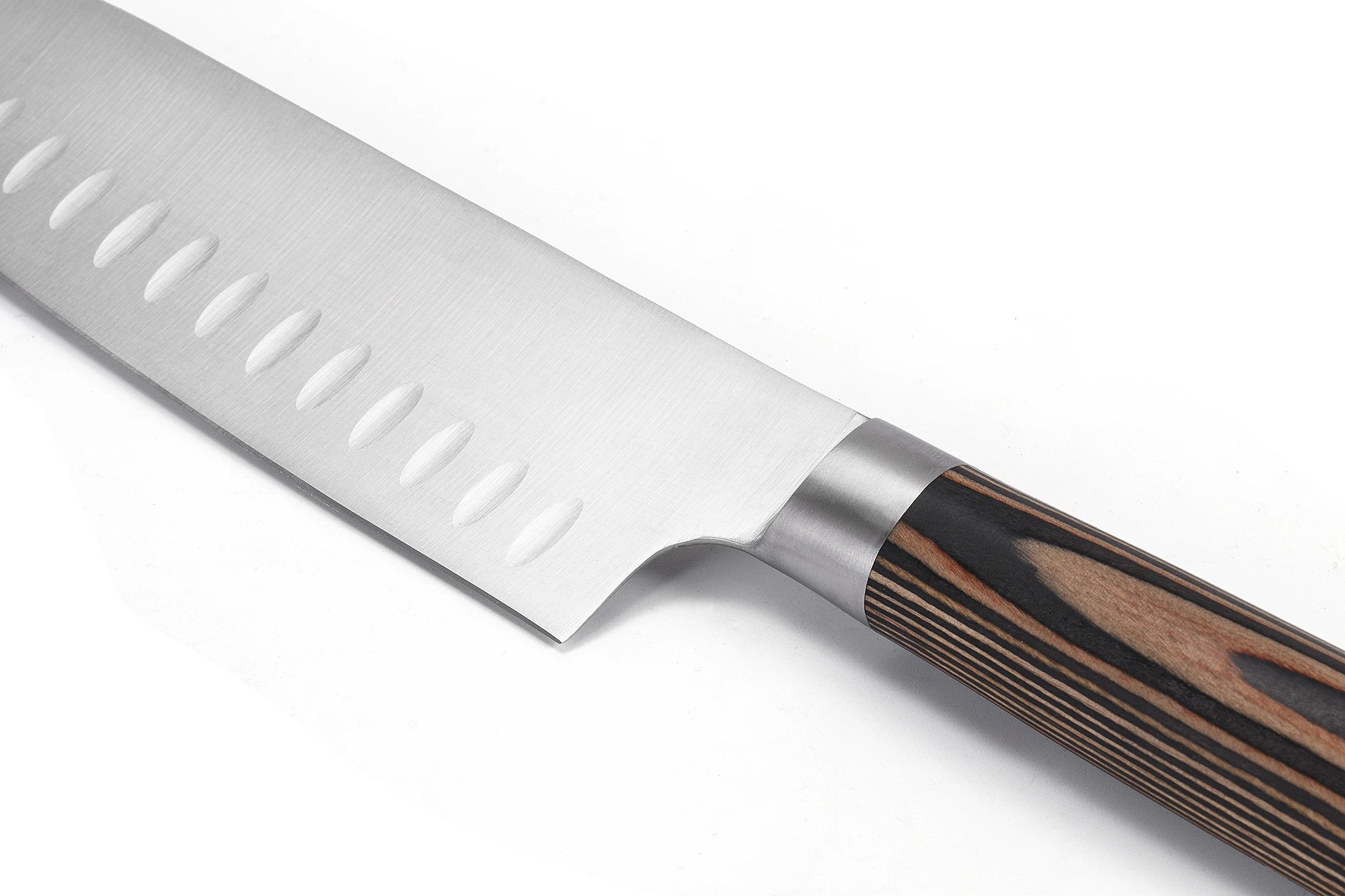 Professional High Quality Stainless Steel Chef Knife Set with Pakka Wood Handle Kitchen Knives Set