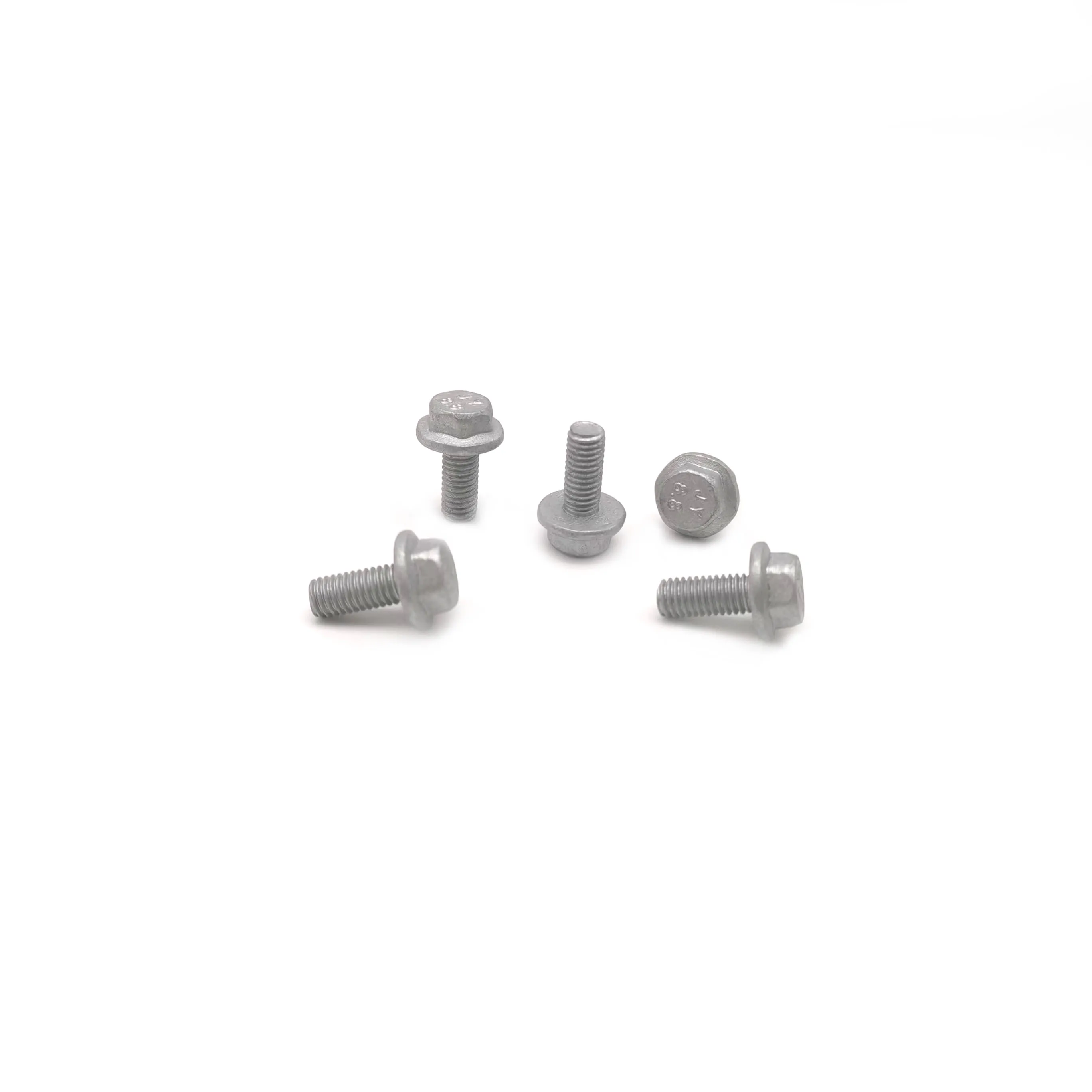 Grade 8.8 m5 m6 m8 m10 m12 stainless steel a2 a4 titanium hex flange shaft and bolt for motorcycle