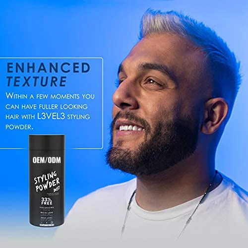Nature Volume Powder Texturizing Oil Control Fluffy Matte black Hair Styling Wax Powder For men hair styling powder
