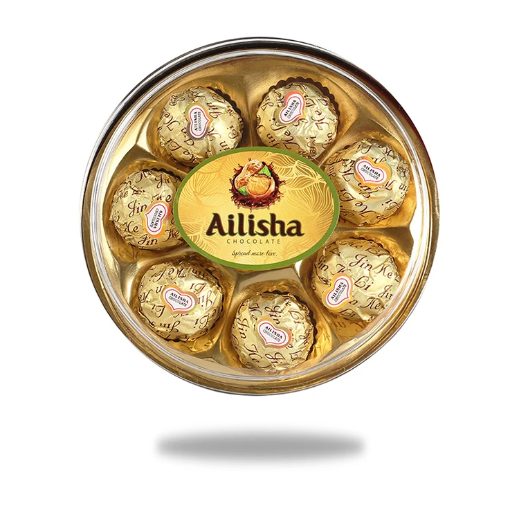 
8PCS Dulces Filled Peanut Milk Chocolate Candy 