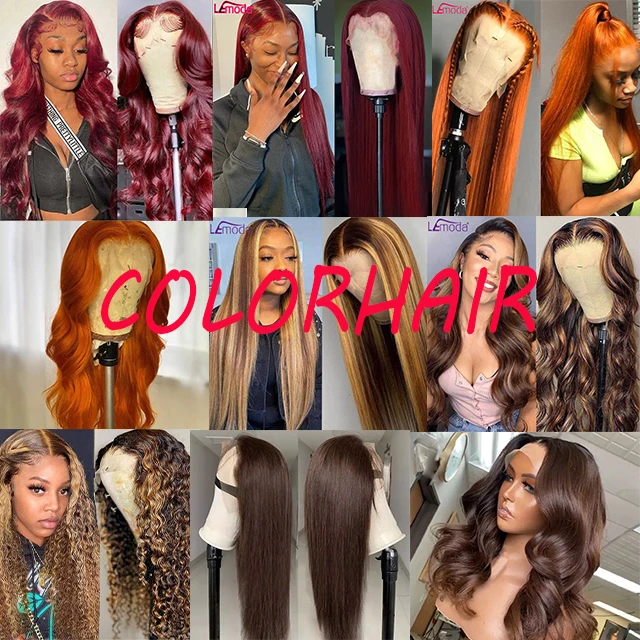 Glueless 613 Blonde deep Wave Brazilian 100% Human Hair 13x4 13x6 HD Transparent Lace Front Wigs Natural Hairline Honey Blonde