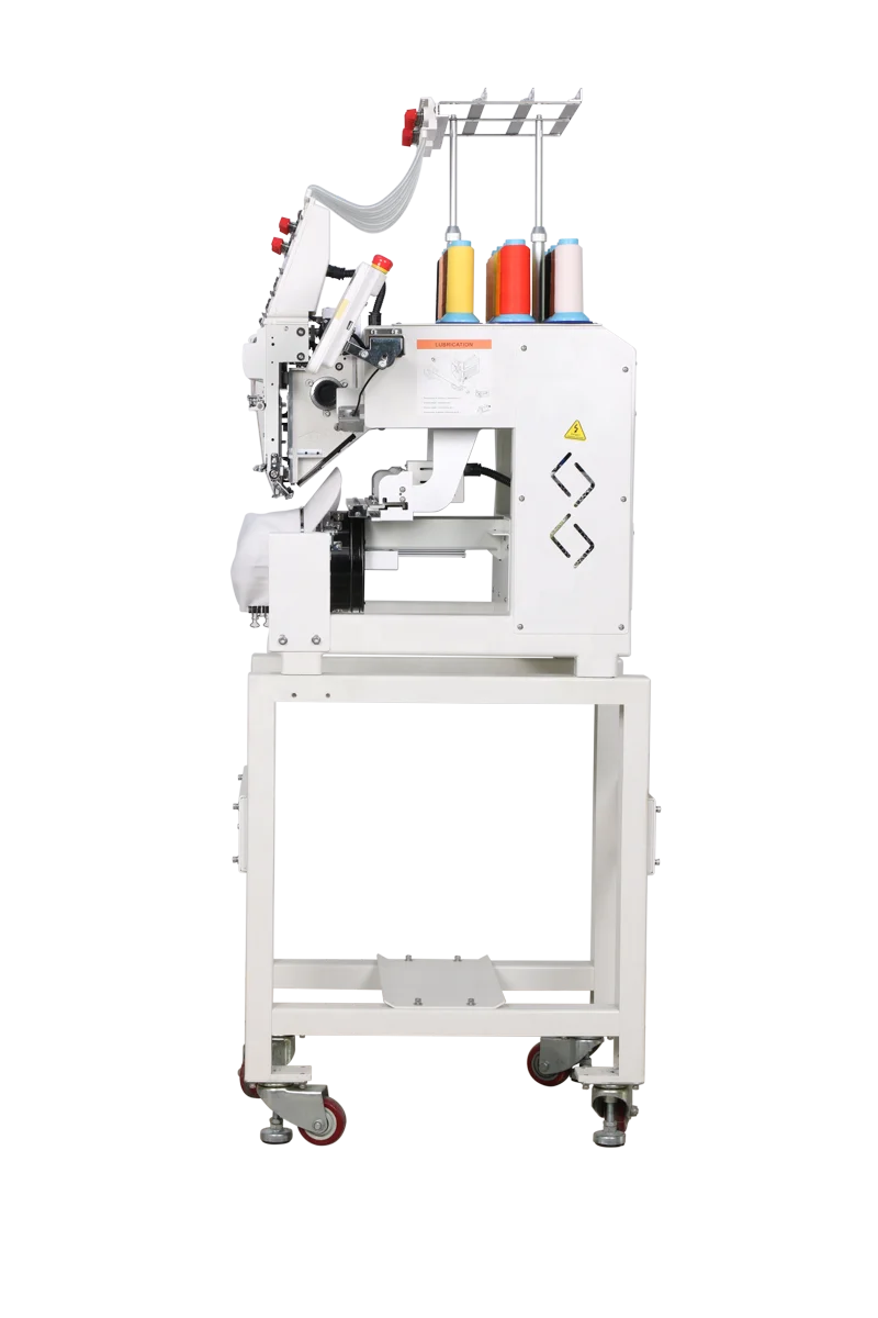 Support Doorstep Delivery high quality single Head 9 needles embroidery machine for garment tshirt