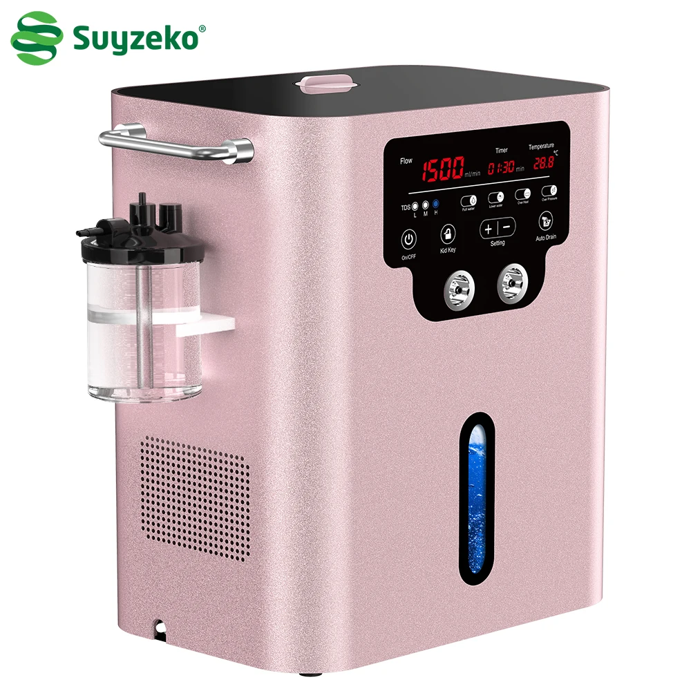 Medical Use Pure Water Electrolysis 3000ml Hydrogen Machine Hydrogen Oxygen Generator For Breathing