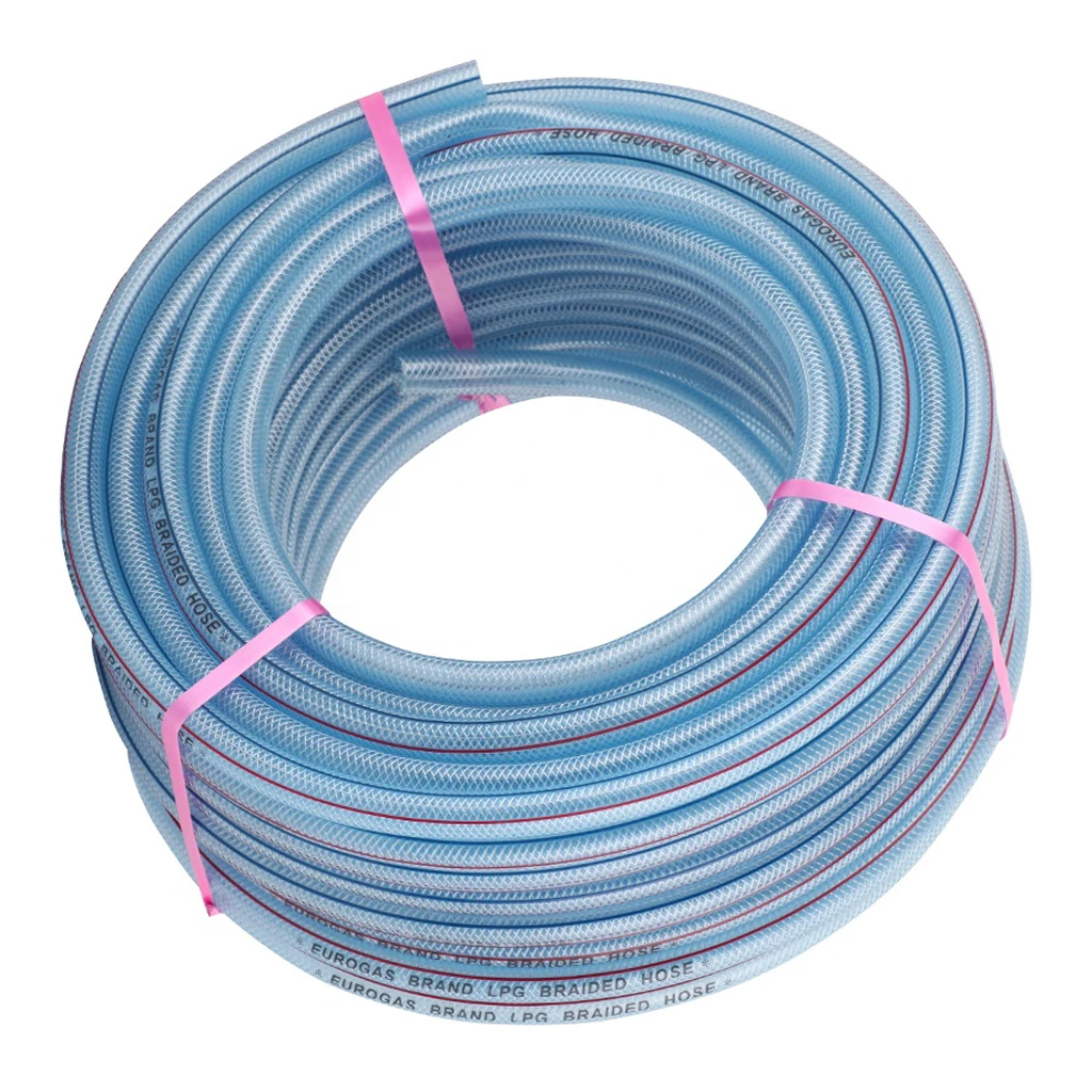 Drinking Water Braided Vinyl Tubing Hose Food Grade PVC Fiber Reinforced Hose