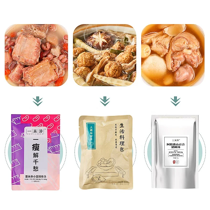 Bowl Conveyor Feeding Ready to Eat Food Simmer Sauce Envasadora Doypack Automatic Rotary Retort Pouch Packing Machine