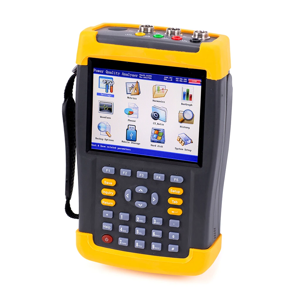 SMG7000  Handheld Single Phase Three Phase Power Quality Analyzer