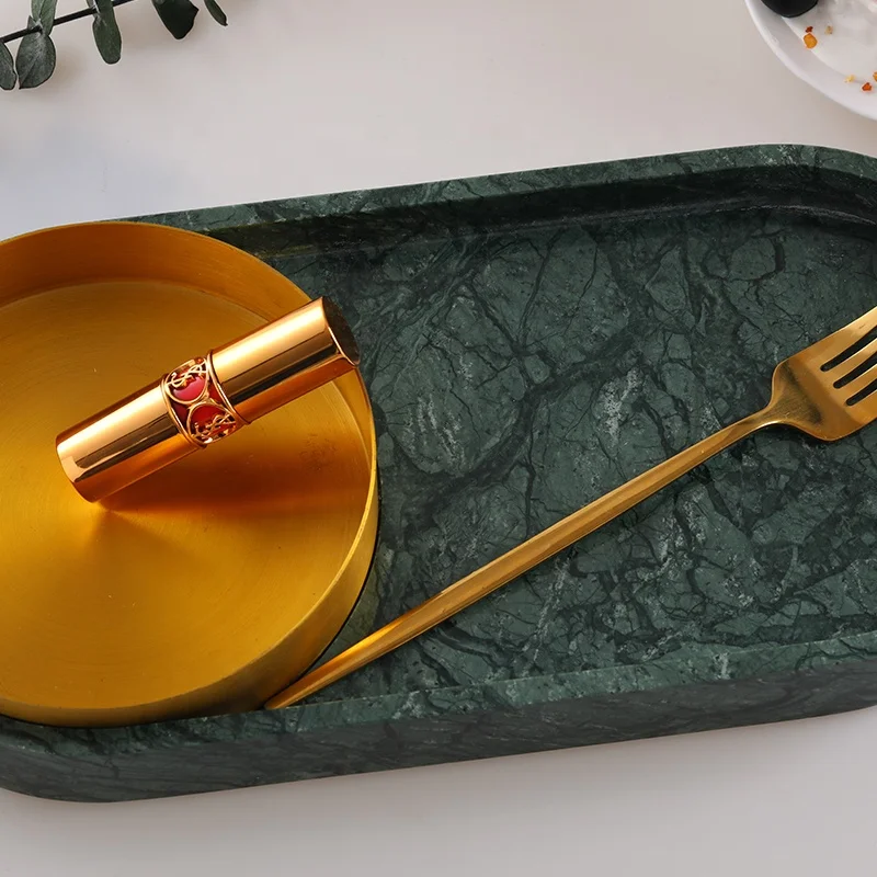 European Style Customized Marble Jewelry Display Presentation Tray