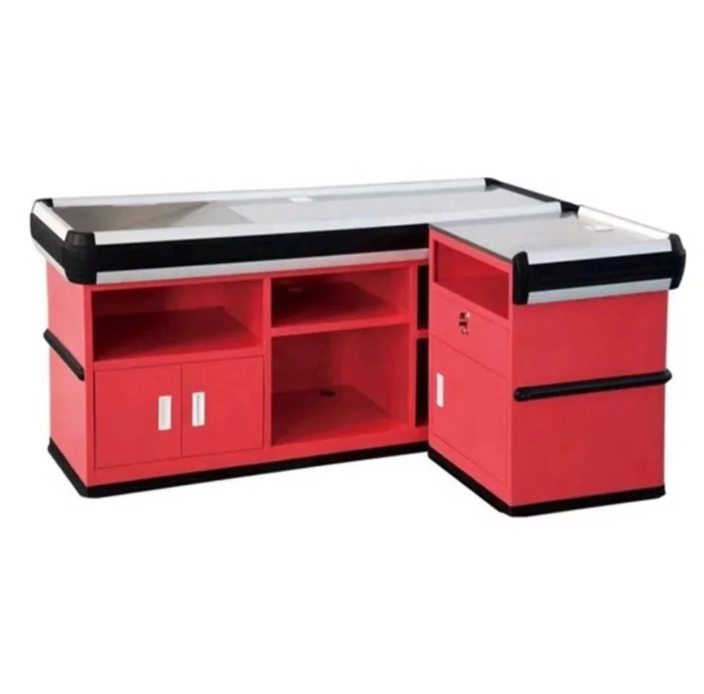 
2020 new style can be customized supermarket cashier counter table 