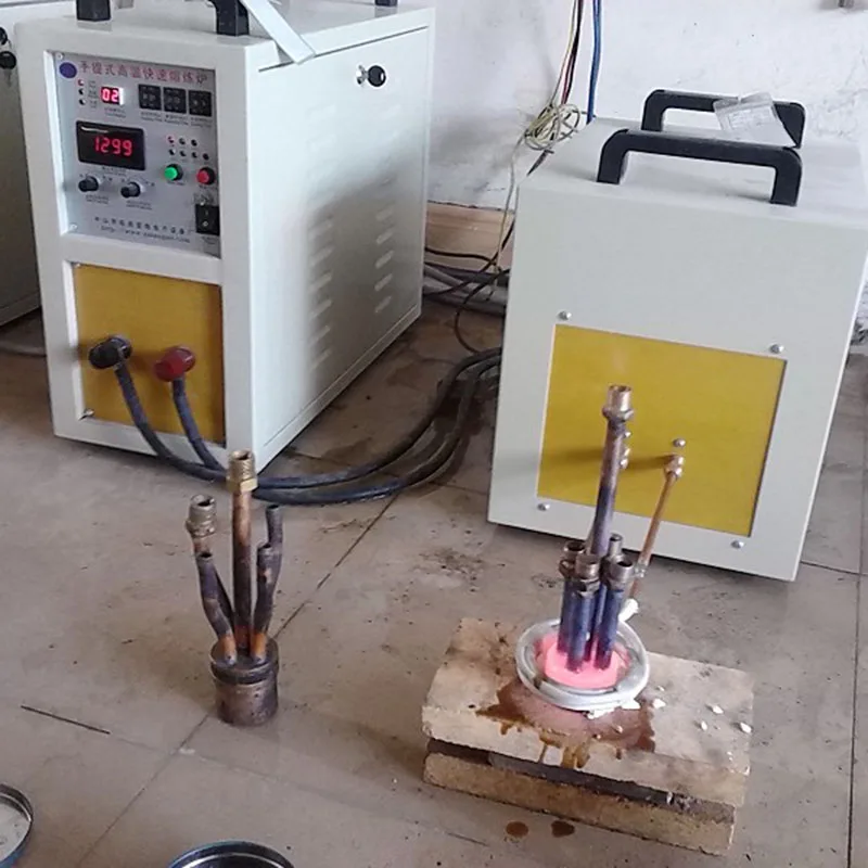 Small Scale 1-50kg each time Melting Furnace for gold smelting