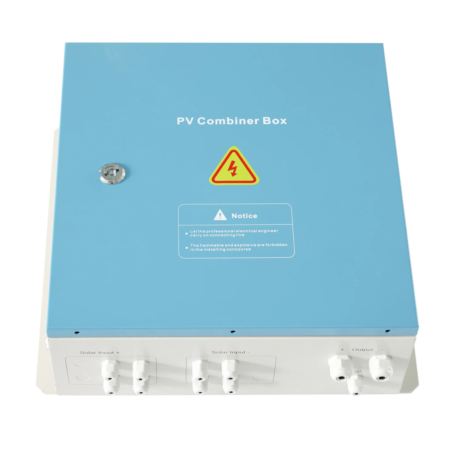 DC String Combiner Box Солнечная фотоэлектрическая распределительная коробка Водонепроницаемая IP65 для солнечных панелей