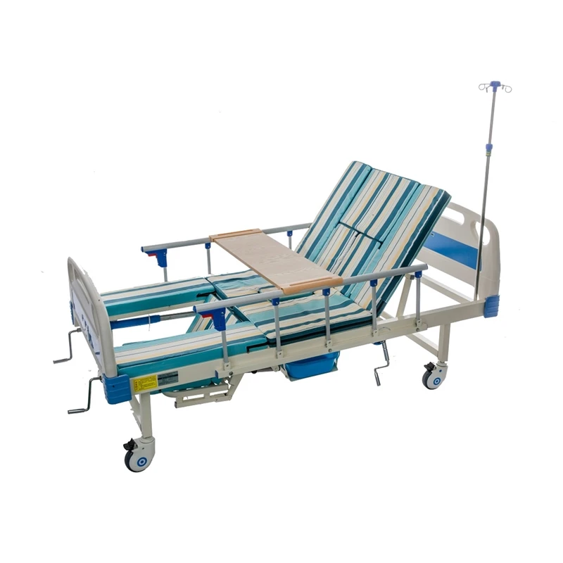 Manufacturers Wholesale Hospital Handicap Patients Disabled Manual 5 Function Hospital Nursing Bed