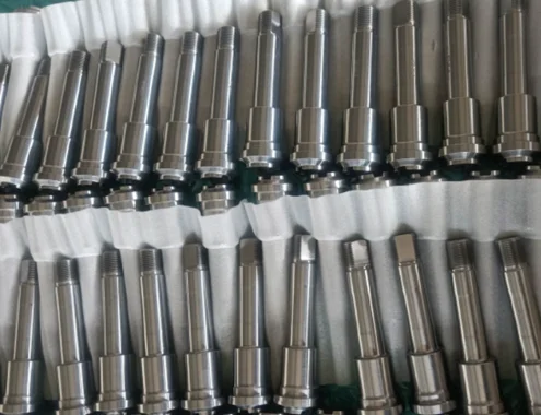 Customized forged straight spindle for trailer CNC machined precision OEM