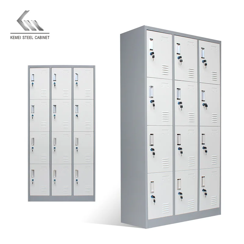 12 door iron staff locker casillero metal steel gym storage lockers metal clothes locker cabinet