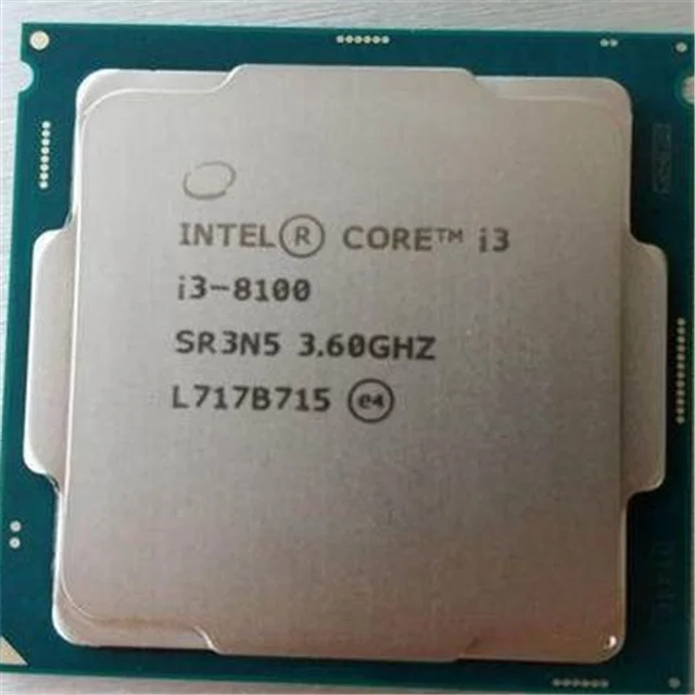 for Hottest sale  desktop computer cpu processor intel core i3 8100