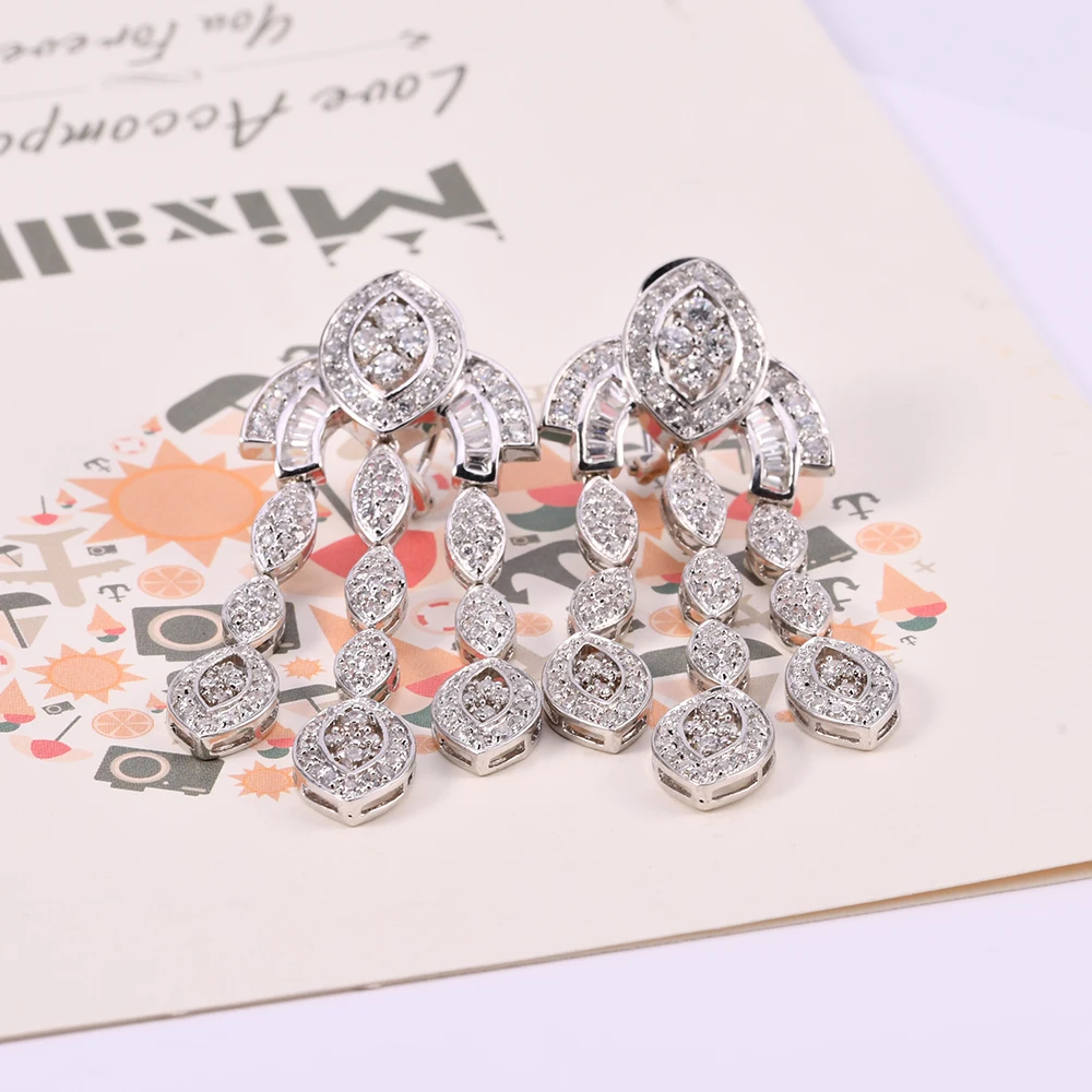 Никель и свинец бесплатная изготовление под заказ люстра Висячие Серьги