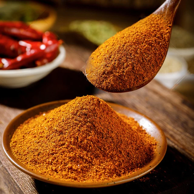 Red chili powder mixed spices BBQ flavor powder for chips 100g/bag Sichuan Spicy condiment
