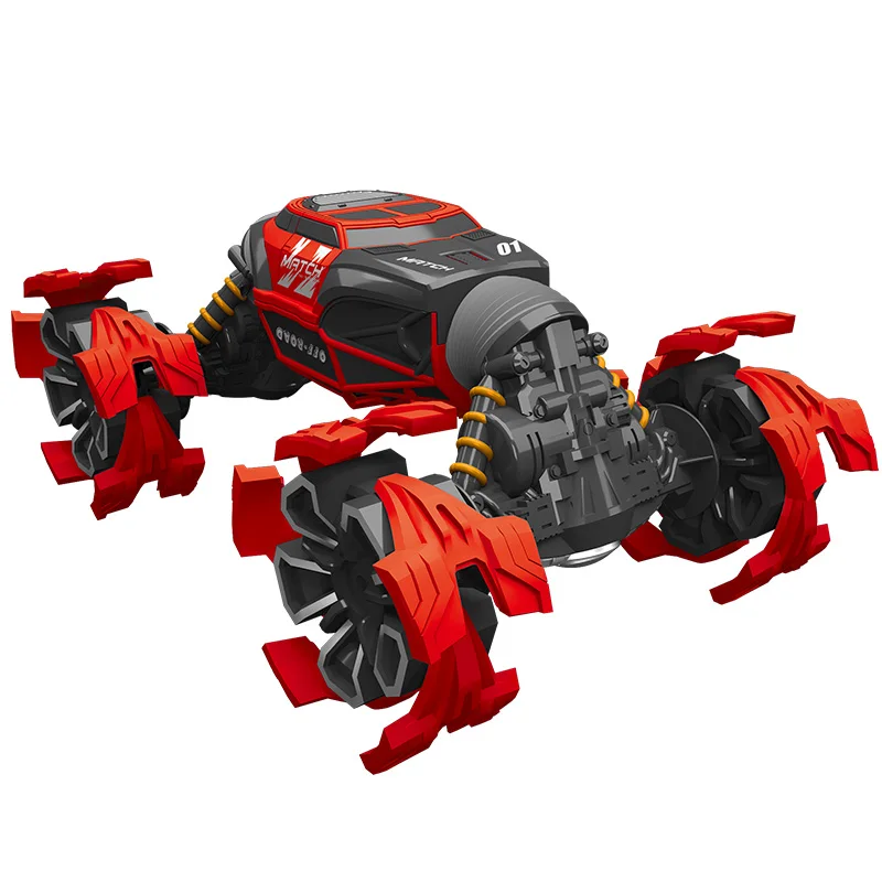 Дети RC Stunt автомобилей игрушки поворот максимальной скорости зондирования пульт дистанционного управления по радио 4WD 1/16 ручной воздушный насос жест Радиоуправляемый автомобиль
