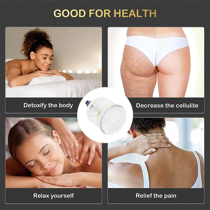 19 Cupping Cups Hijama Cups Vacuum Cupping Set Vacuum Cupping Massage Therapy Cups