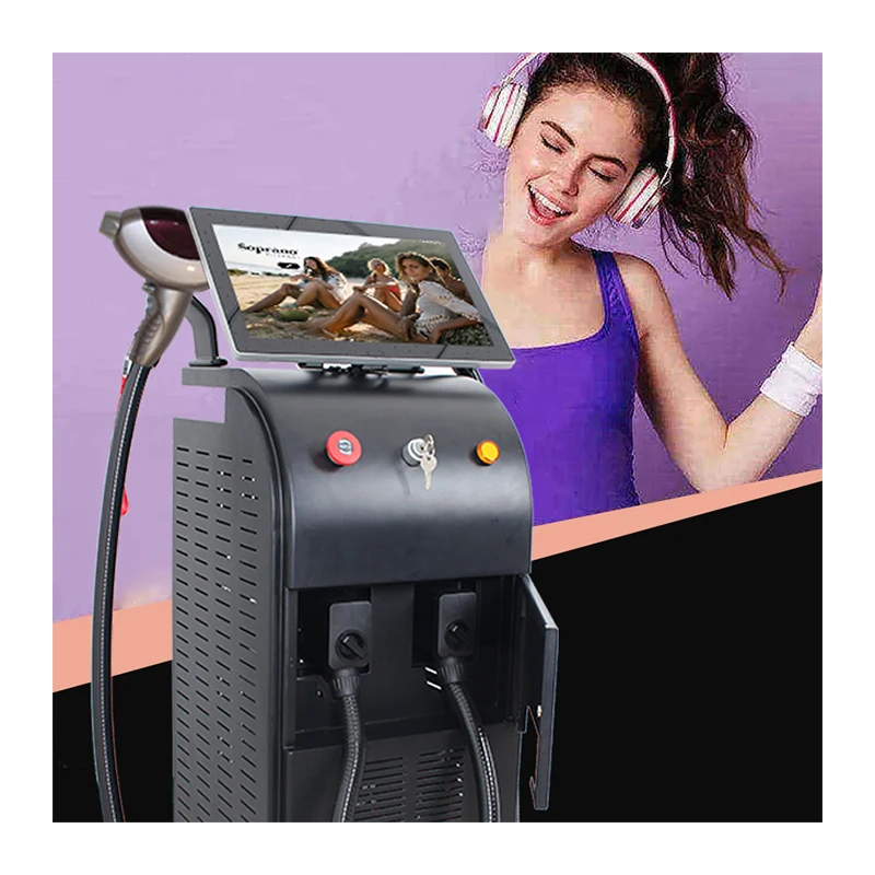 2023 New Design Painless Whole Body Skin Care Hair Removal 808 Nm Permanent Laser Machine Epilator Price