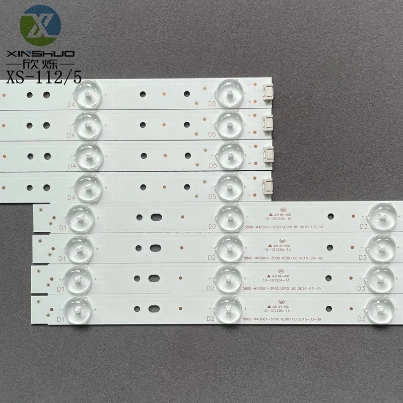 Прямая поставка 43 '5800-W43001-3P00 VER01.00 светодиодная подсветка Комплект для SKYWORTH 43E3000 43E6000 E465853 Tiras LED-телевизор запчасти ремонта