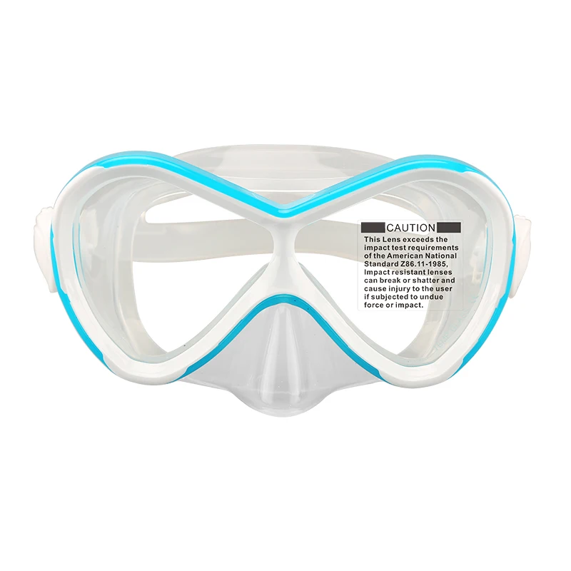 Customization Anti-Leak Child Diving Mask with Nose Cover Easy Adjustable Strap for Boys and Girls Swimming Snorkeling