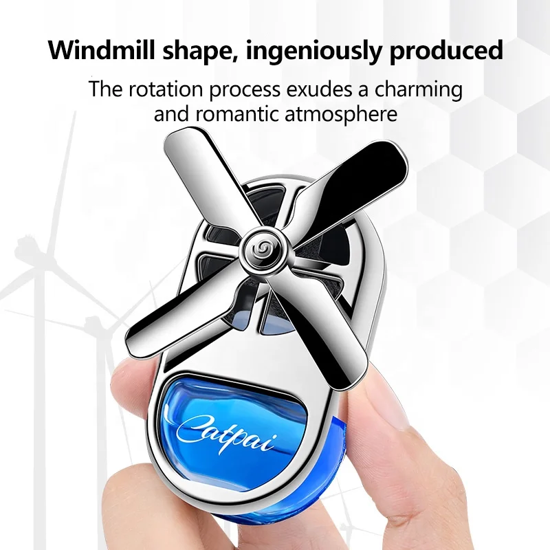 2021 Latest High Grade Essential Oil Vent Clip Aluminum Alloy Solid Car Air Freshener Car Air Scent Perfume Diffuser