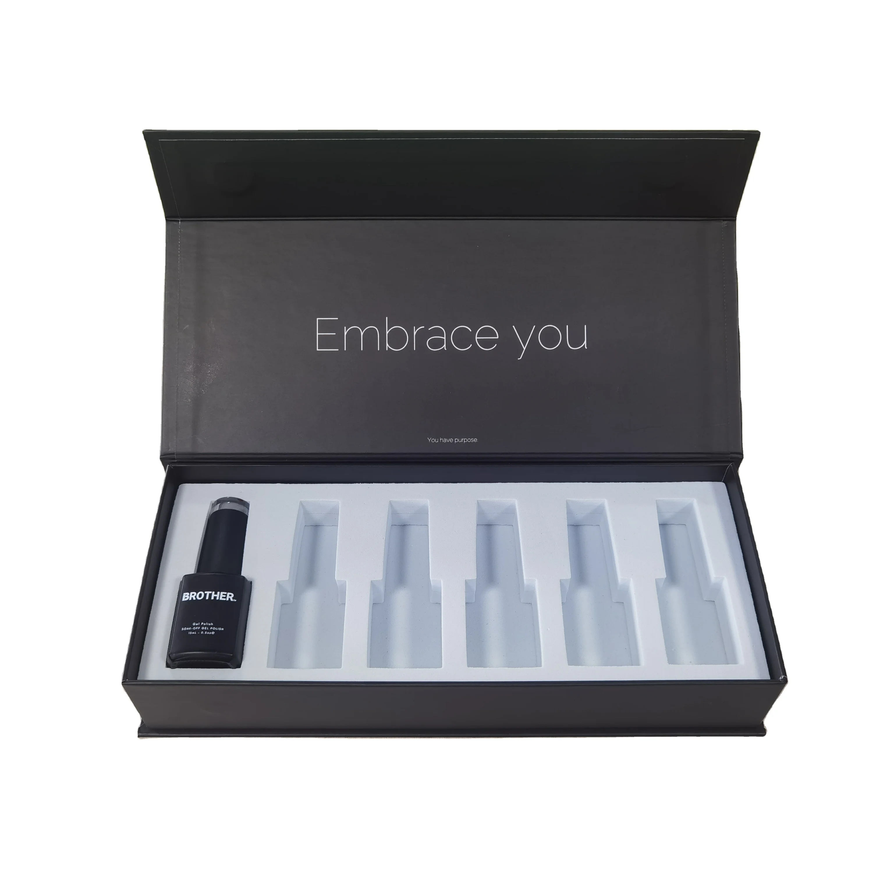 Custom luxury magnetic paper packaging box Bottle Cosmetic Candle Paper Jars Box for jar