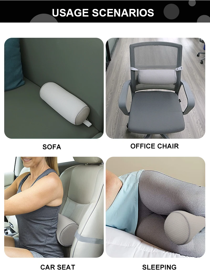 Multi-Purpose Relax Pillow Wholesale Custom Waist Support Back Seat Cushion Pillow For Office Chair And Car Seat