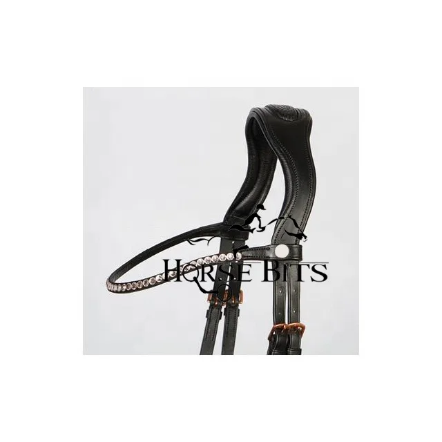 Leather horse bridle, bridle with soft padded Jumping Bridle / horse bridle, horse bridle leather/ horse racing bridles