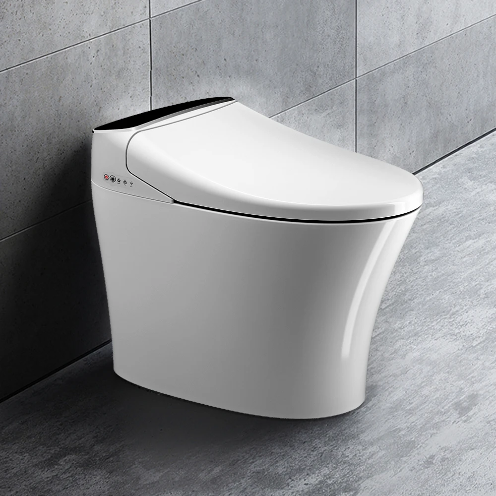 Tejjer White and black sanitary ware automatic toilet set smart wc