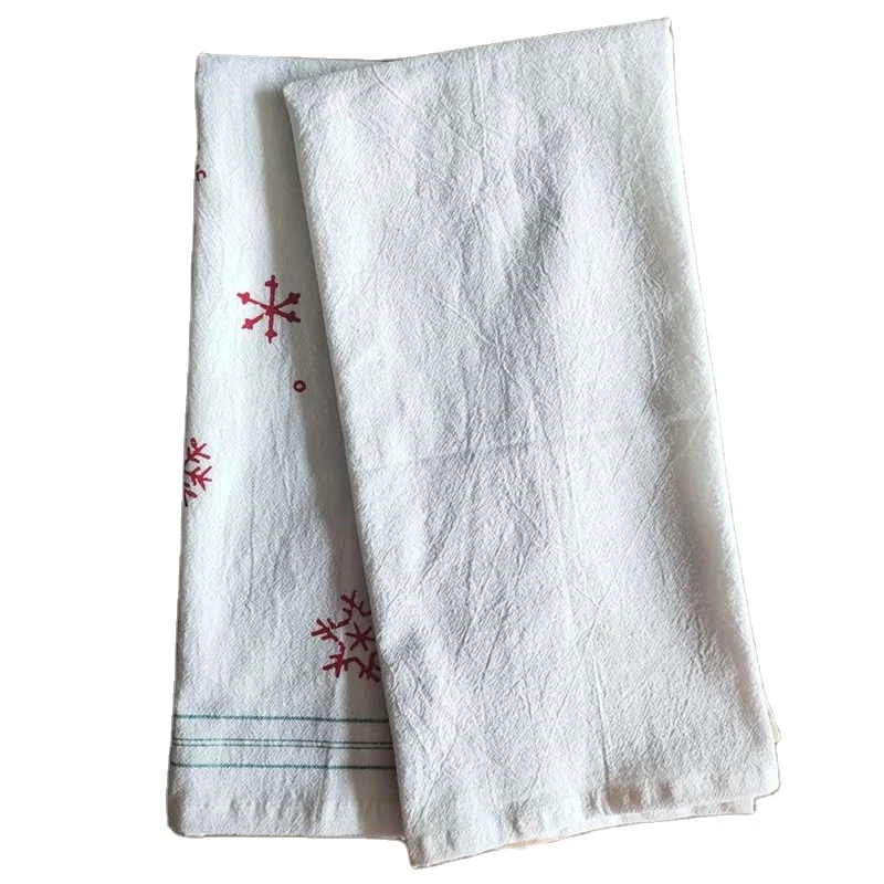 Мешок из мятой муки, чайное полотенце с принтом