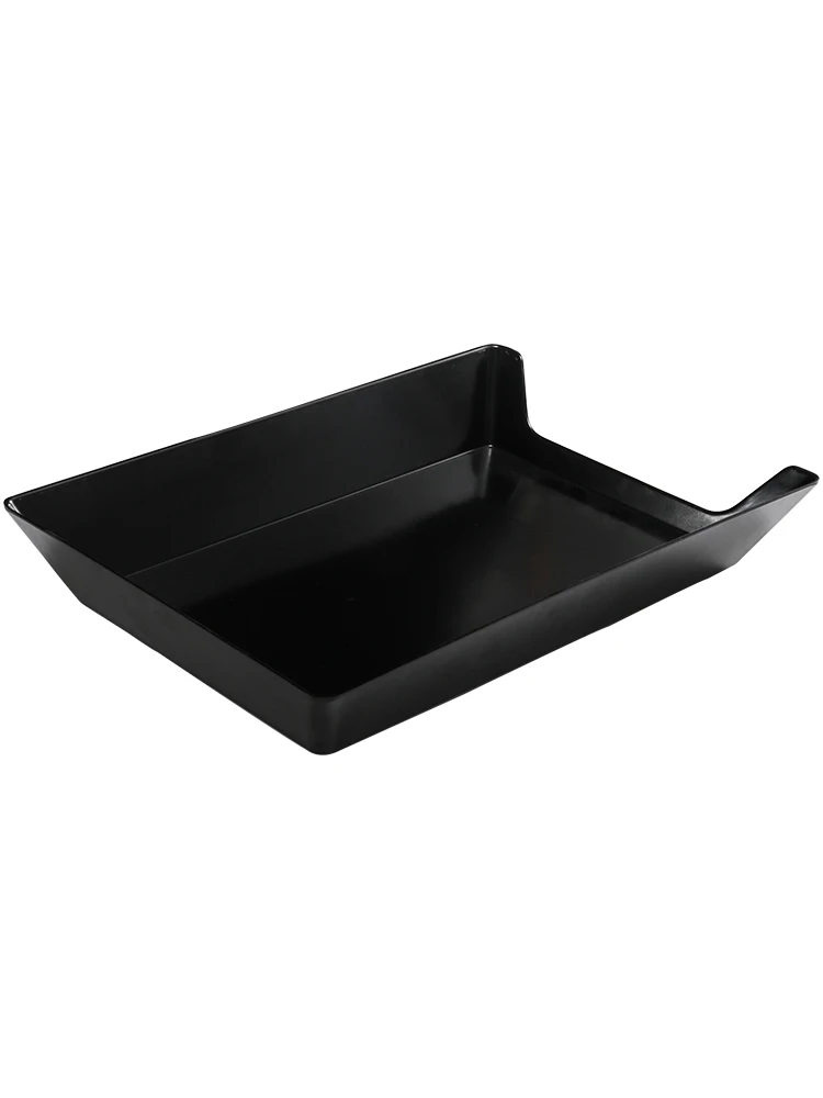 Colorful Rectangular Hot Pot Skewers Buffet Plastic Barbecue Plate Beef Barbecue Shop Melamine Plates For Restaurant