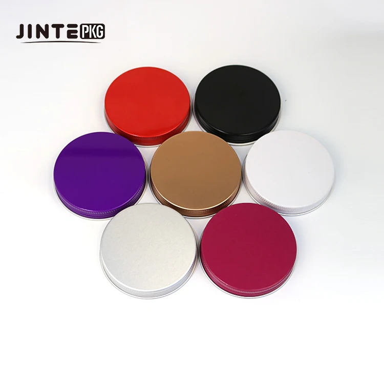 Cosmetic Food Grade 100ml Aluminum Tin Tea Containers  Custom Aluminum Cans Gold Aluminum Jar For Hand Hair Cream
