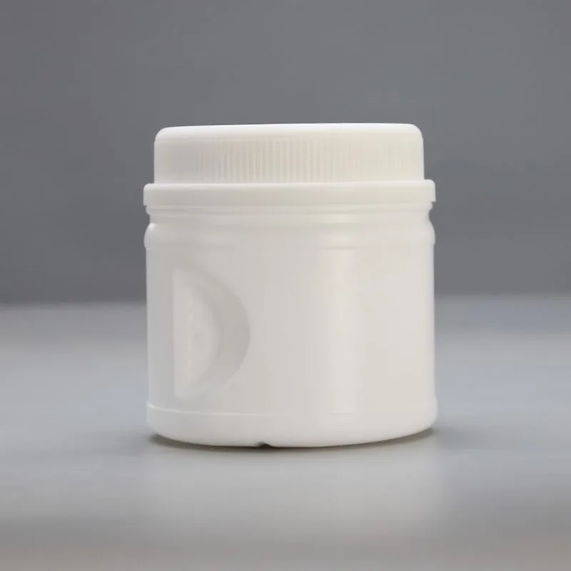 Customization Label Black Portable plastic protein powder container with lid