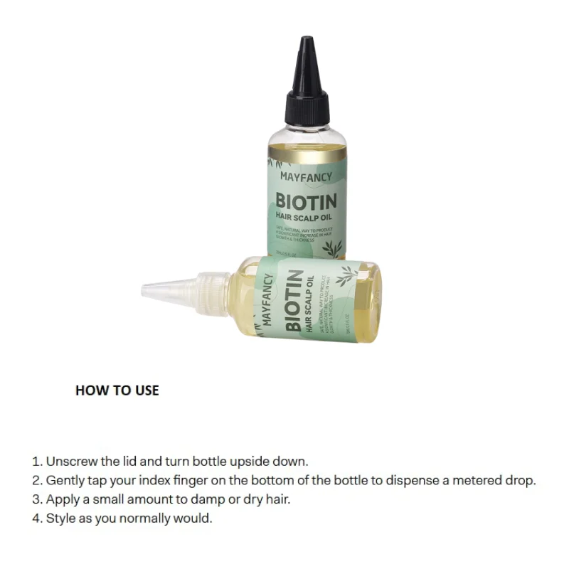 Organic Coconut Hair Growth Oil with Hyaluronic Acid Tea Tree Peptide Serum Rapid Anti-Hair Loss Peppermint Hair Treatment