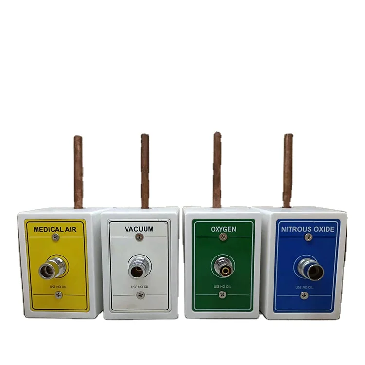 Lovtec hospital use wall mounted oxygen terminal diss standard medical gas outlet