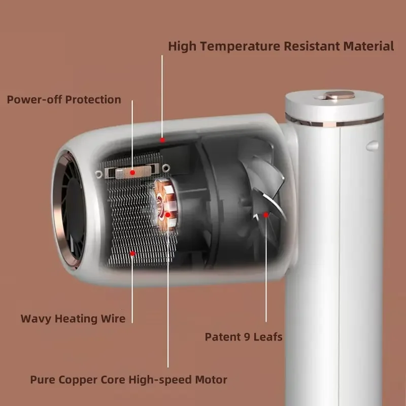 Rechargeable cordless Portable Lithium Battery Powered Travel Wireless Hair Dryers For Baby Hair Dryer